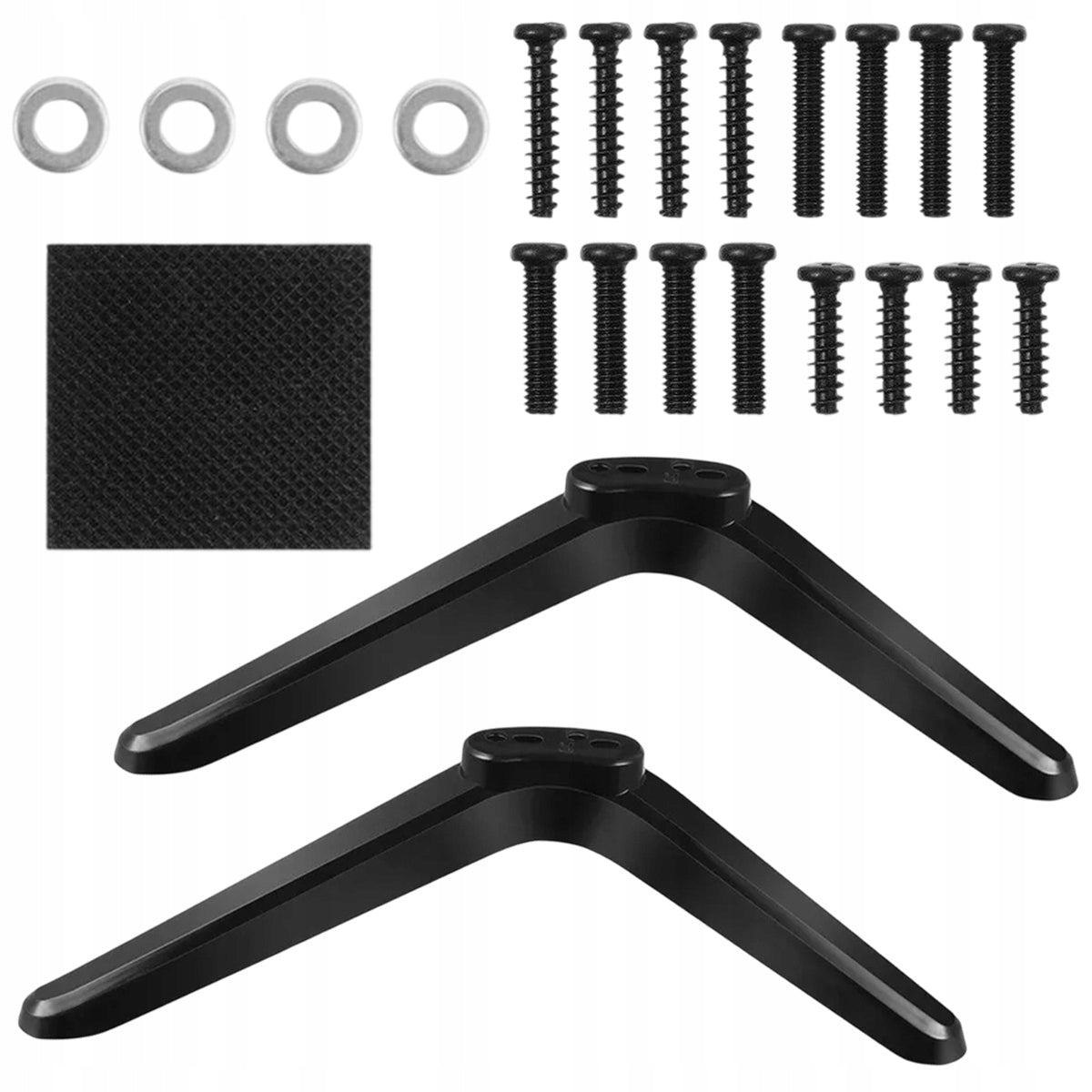 TWO 32-55 INCH TV STANDS FOR STABILITY