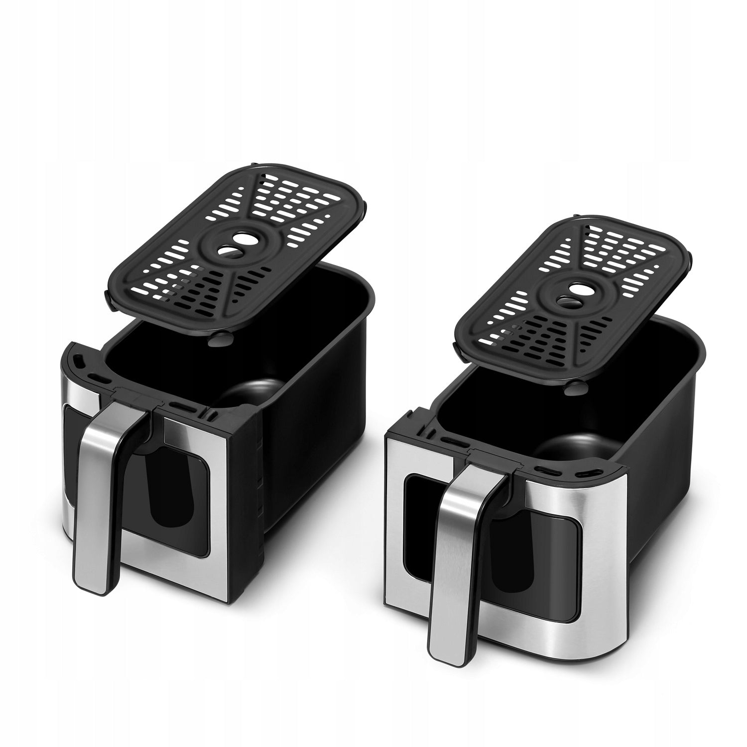 TWO CHAMBER FAT FREE AIR FRYER 9 PROGRAMS LED 9L 2800W Bowl volume 9 l