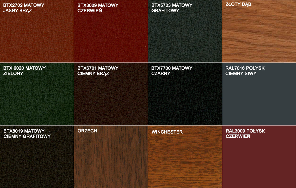 TWO-LEAF GARAGE DOOR RAL COLORS 2399 ZŁ Brand no brand