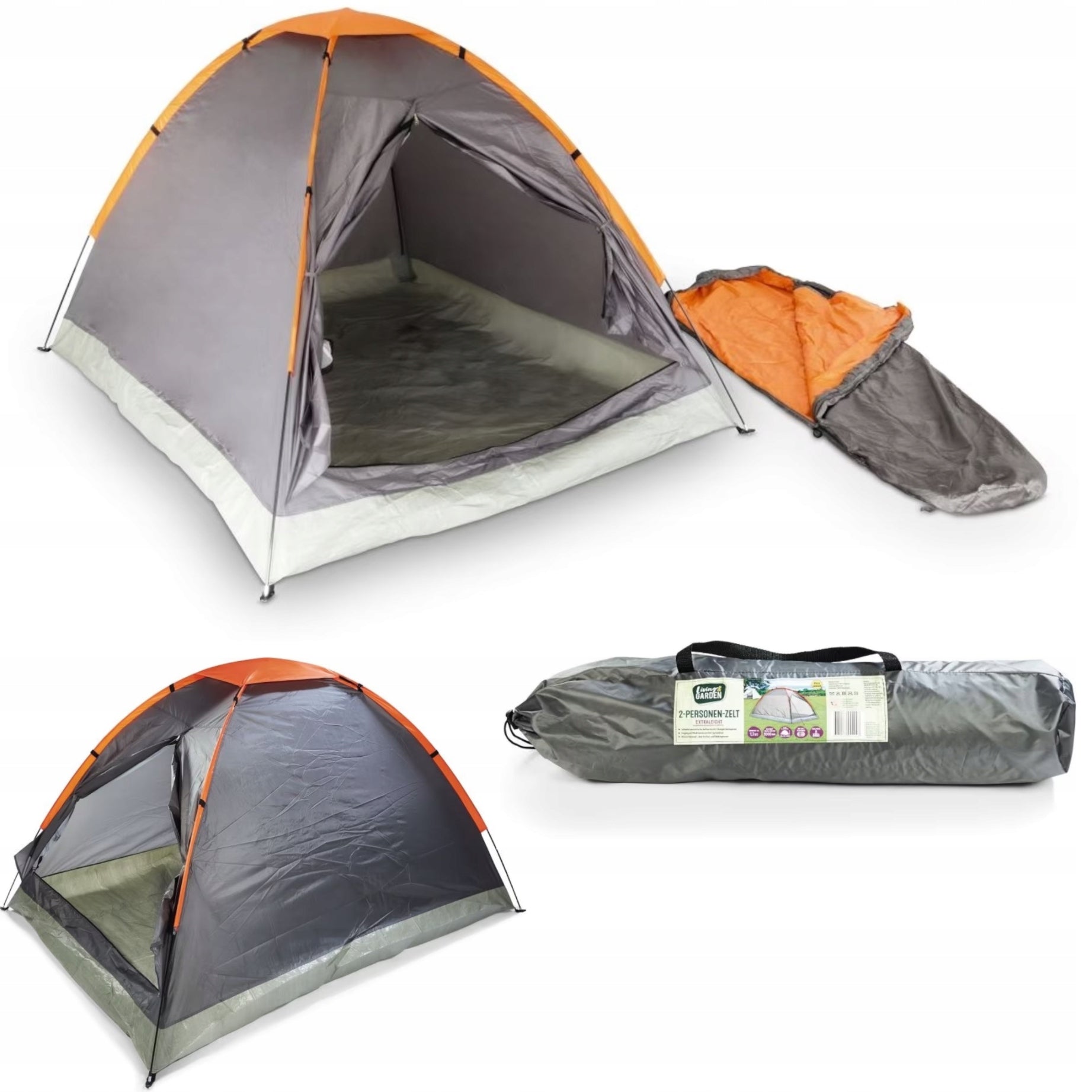TWO-PERSON TOURIST TENT 210x150cm IGLO
