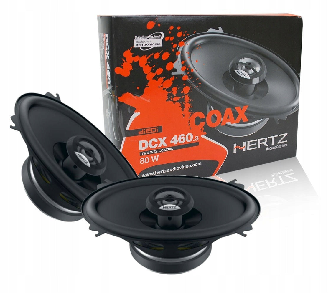 TWO-WAY CAR SPEAKERS 4x6 40W RMS 4OHM 93dB HERTZ DCX460.3 DIECI