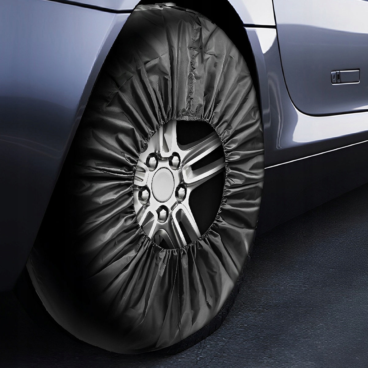 TYRE COVER WHEEL COVERS 4 PCS 13-18 INCHES Manufacturer no brand