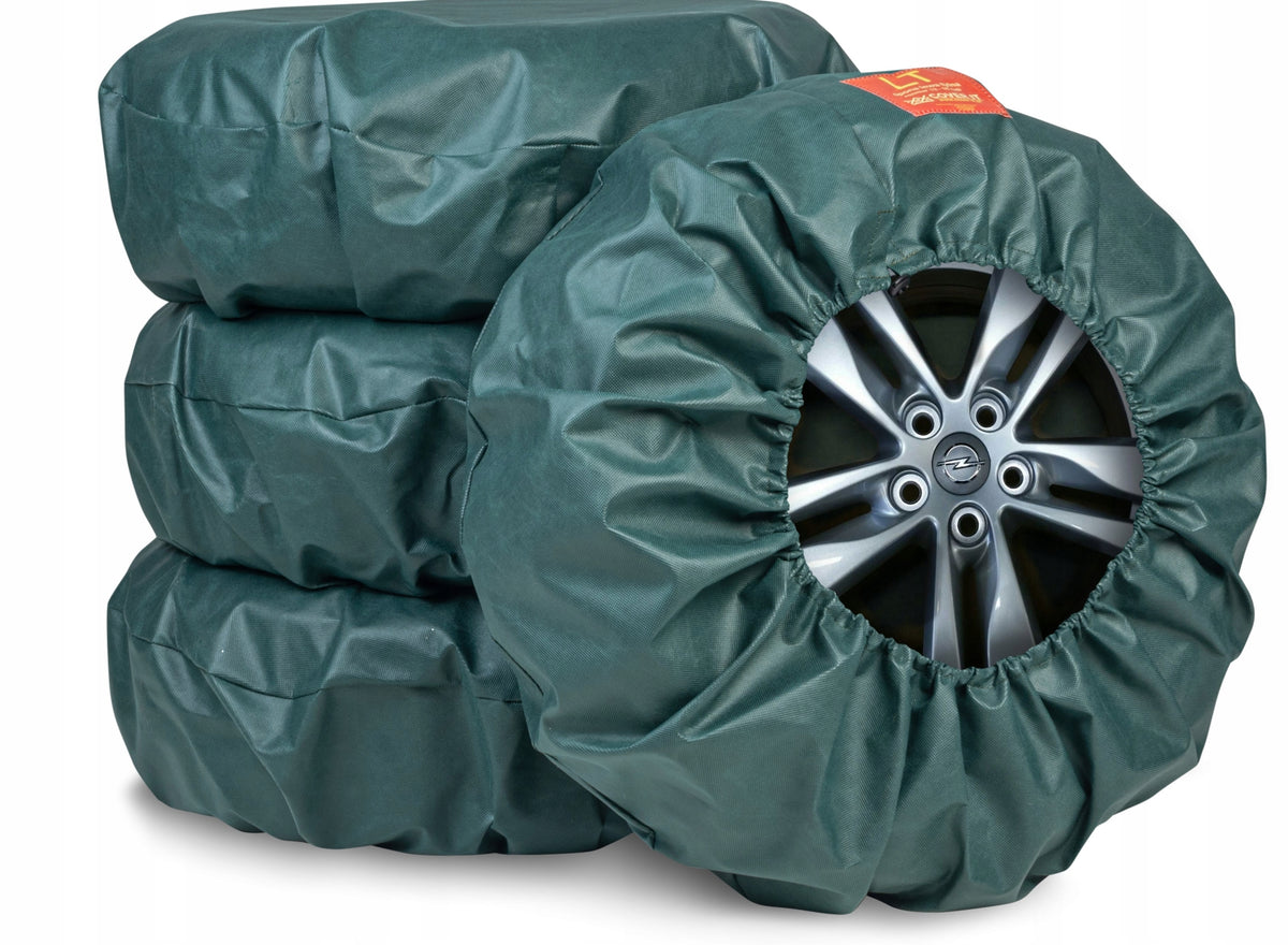 TYRE WHEEL COVER 14-20 INCHES GREEN