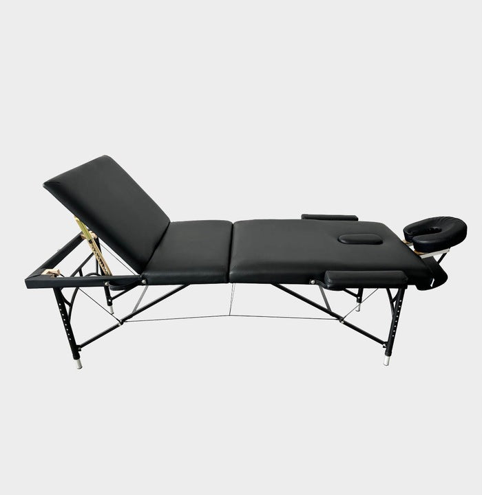Masažinis stalas Fluxar MS-015, juoda, 3 segmentų