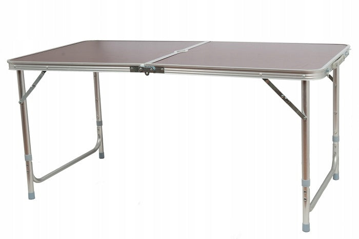 Table Tourist Table Folding Garden Camping Table for Camping 120x60cm Color brown
