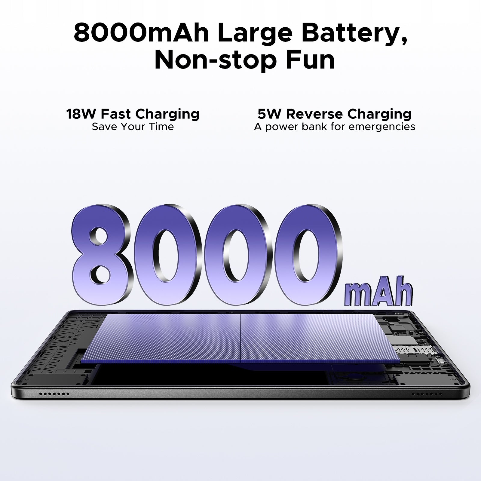 Tablet Android DOOGEE TabG6+ 11” 32+256GB 8000mAh Dual SIM/GPS/18W/4G LTE Brand DOOGEE