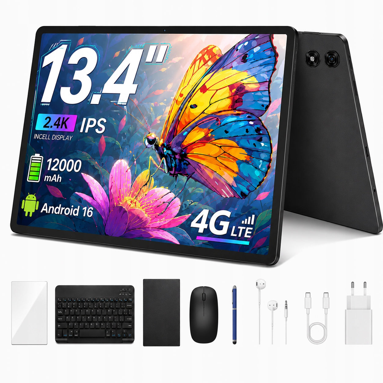 Tablet Aorlym P13Pro 13.4“ 48+256GB 12000mAh 4G LTE SIM/Android16/GPS/WIFI