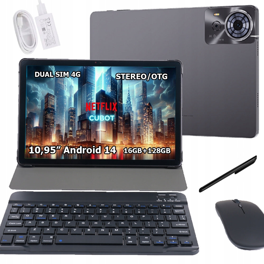 Tablet Cubot TAB70 10,95" 6 GB / 128 GB SIM 4G grey Keyboard Mouse Case
