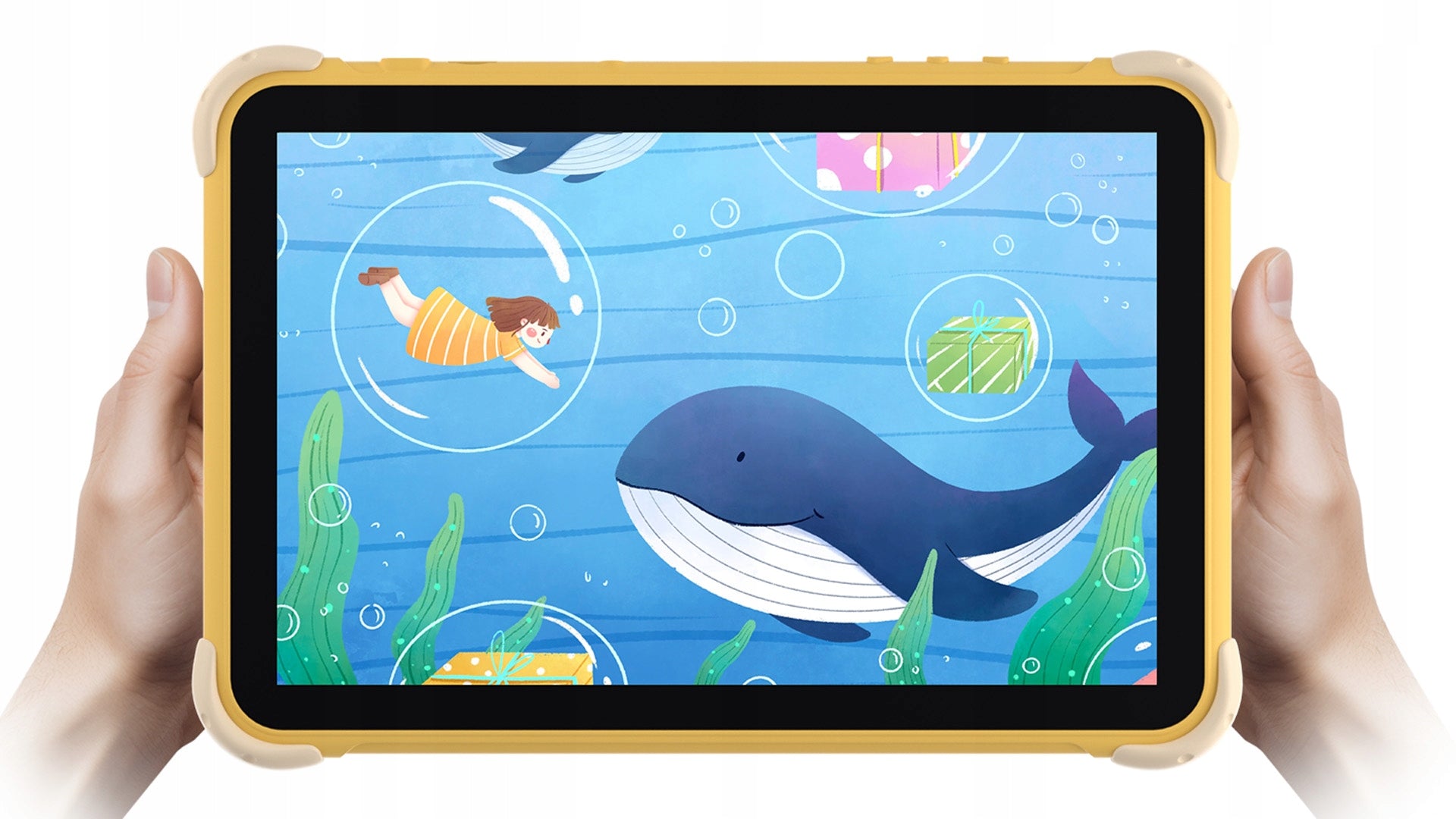 Tablet KODAK KT102 for child 1280 x 800 10,1'' 64GB SOLID PROTECTIVE CASE Manufacturer code KODAK KT102 4/64GB yellow