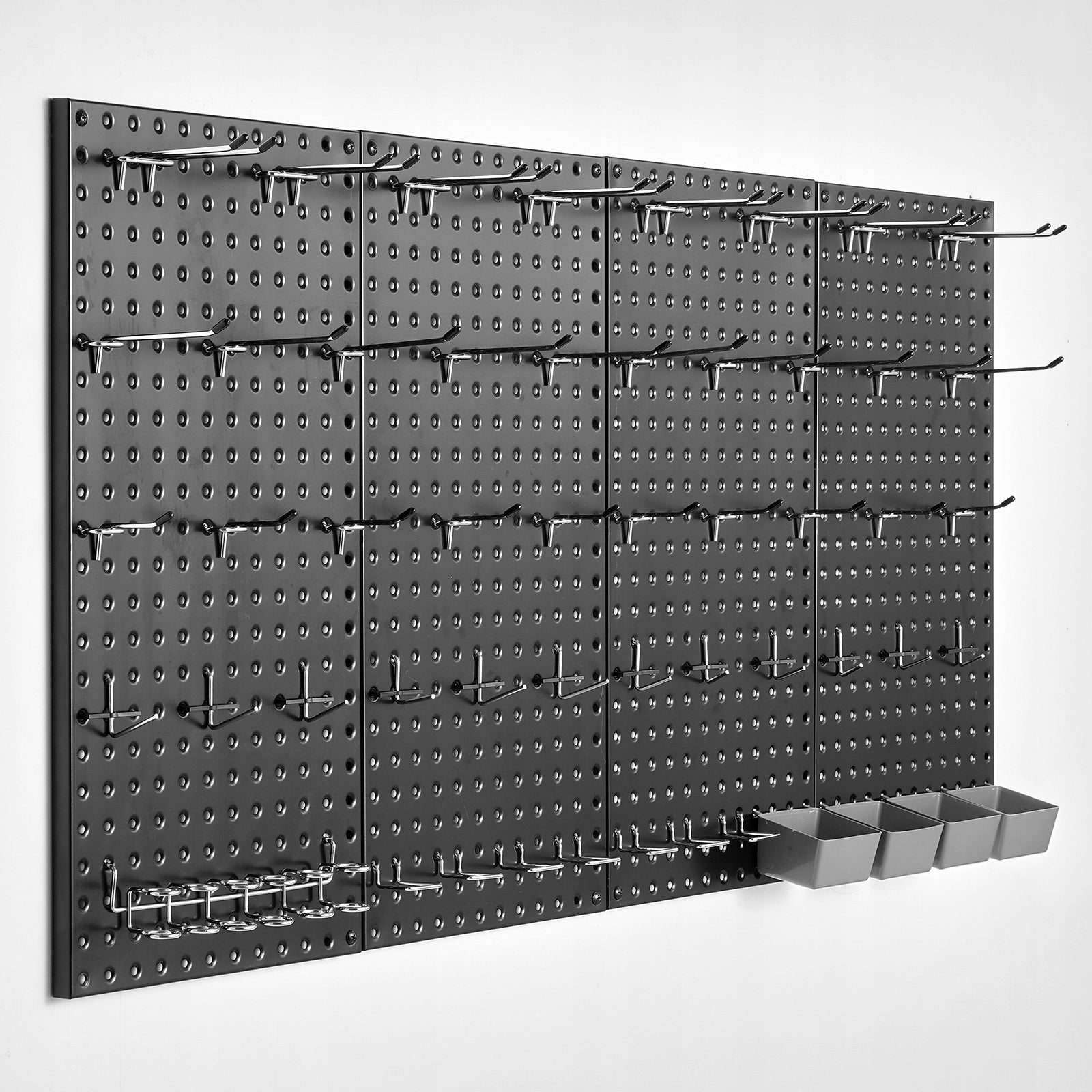 Tablica Narzędziowa Warsztatowa 60.96x30.48CM Średnica Otworu 0.6CM Czarny