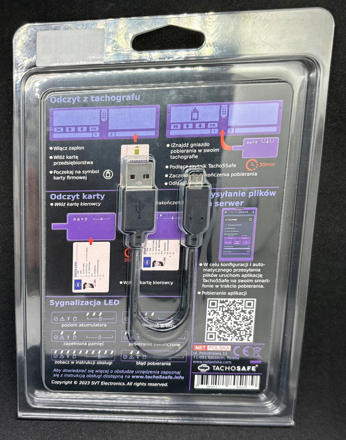 Tacho5Safe tachograph and driver card reader Manufacturer code tacho5safe