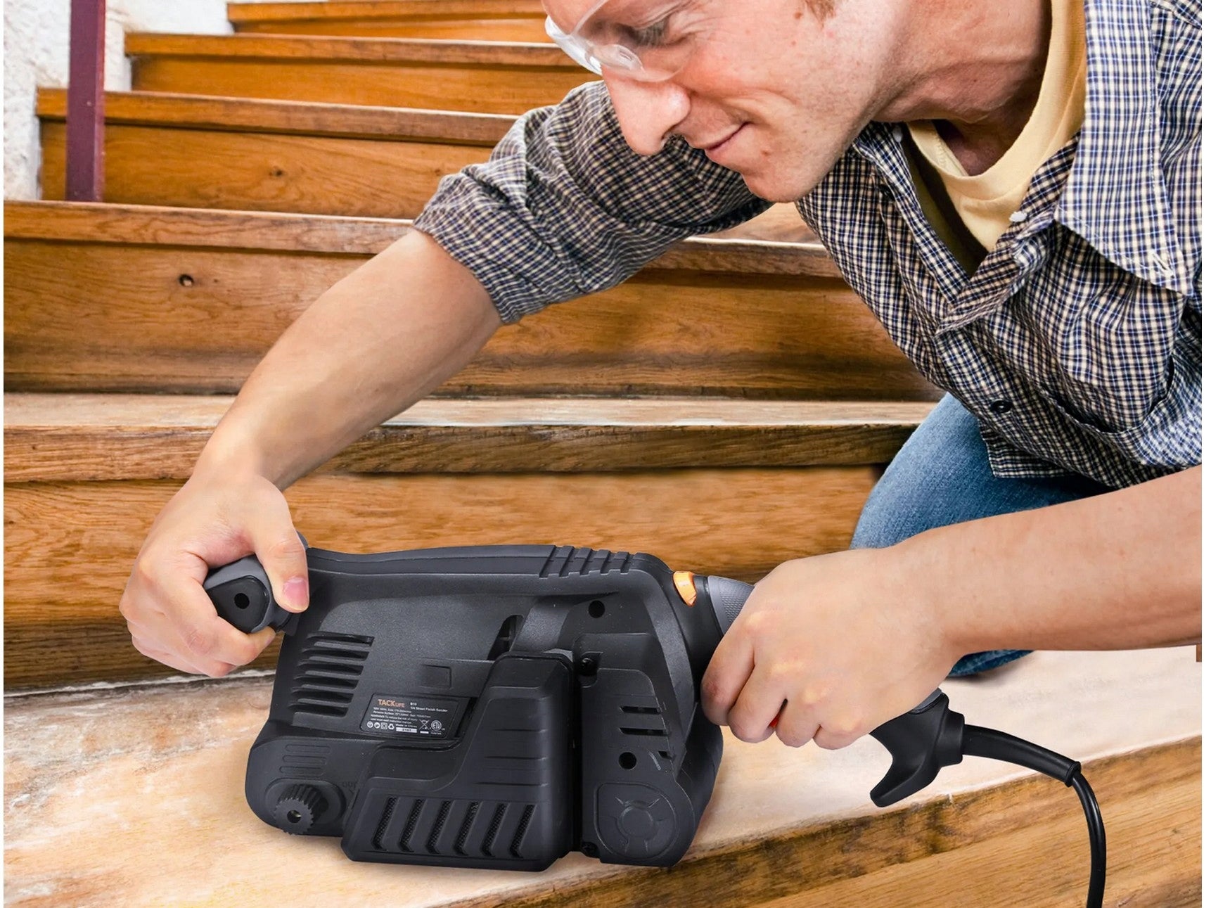 Tacklife B10 belt sander combine harvester 600W adjustable large set EAN (GTIN) 4260397847282
