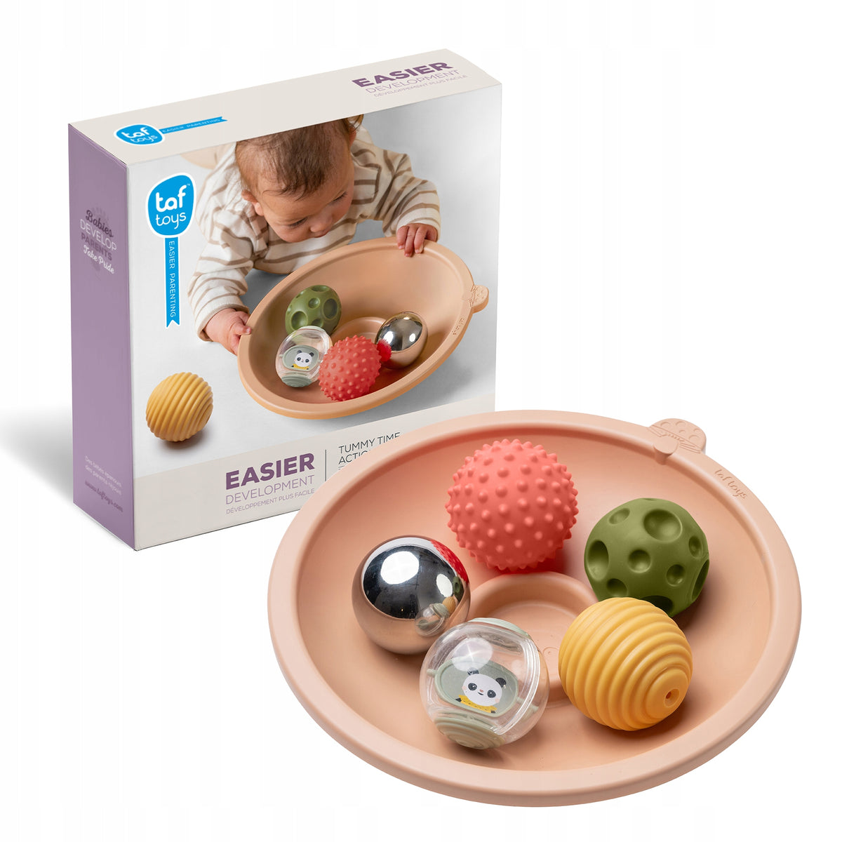 Taf Toys Interactive Tray Fun on Belly 5 Balls Mirror 3m+