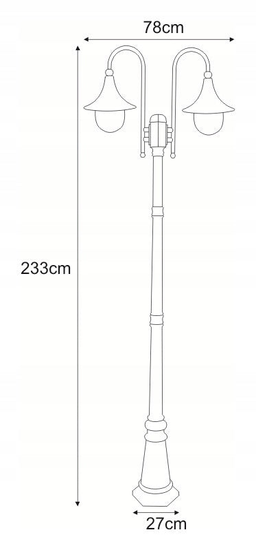 Tall Classic Garden Lantern K-8127 BOSTON Manufacturer code K-8127