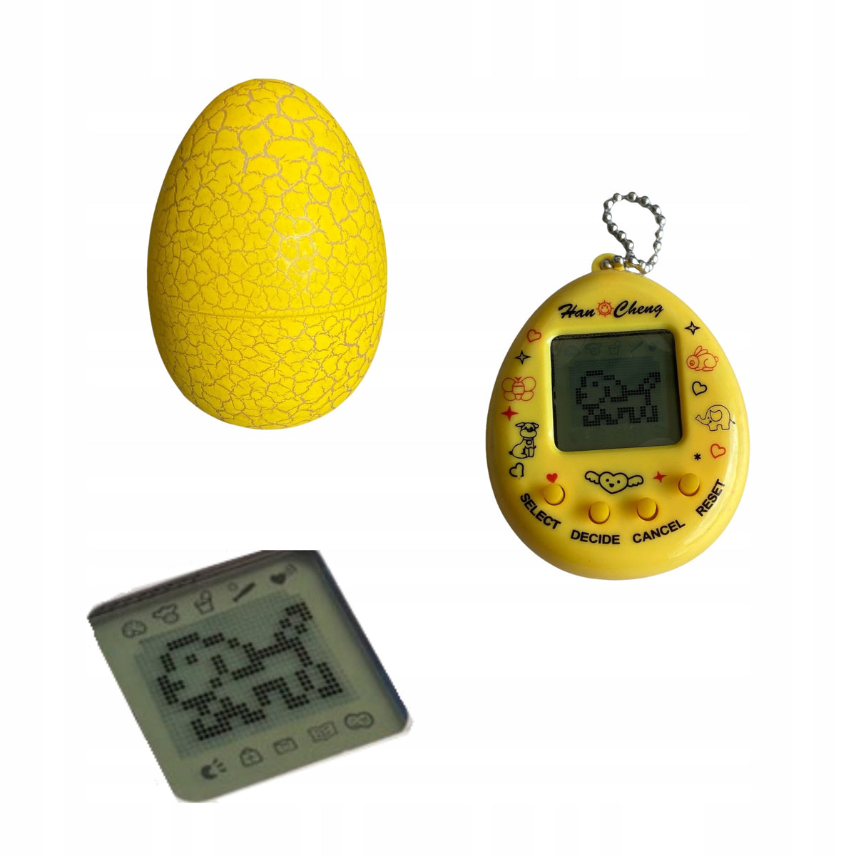 Tamagotchi 168in1 Electronic Animal Tamagochi Tamagoczi Egg Yellow