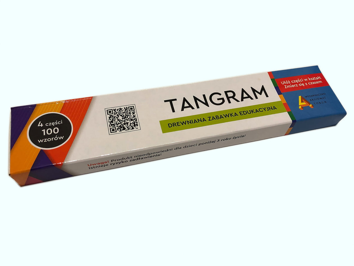 Tangram wooden puzzle super gift for boyfriend 100 designs 4 blocks Packaging status original