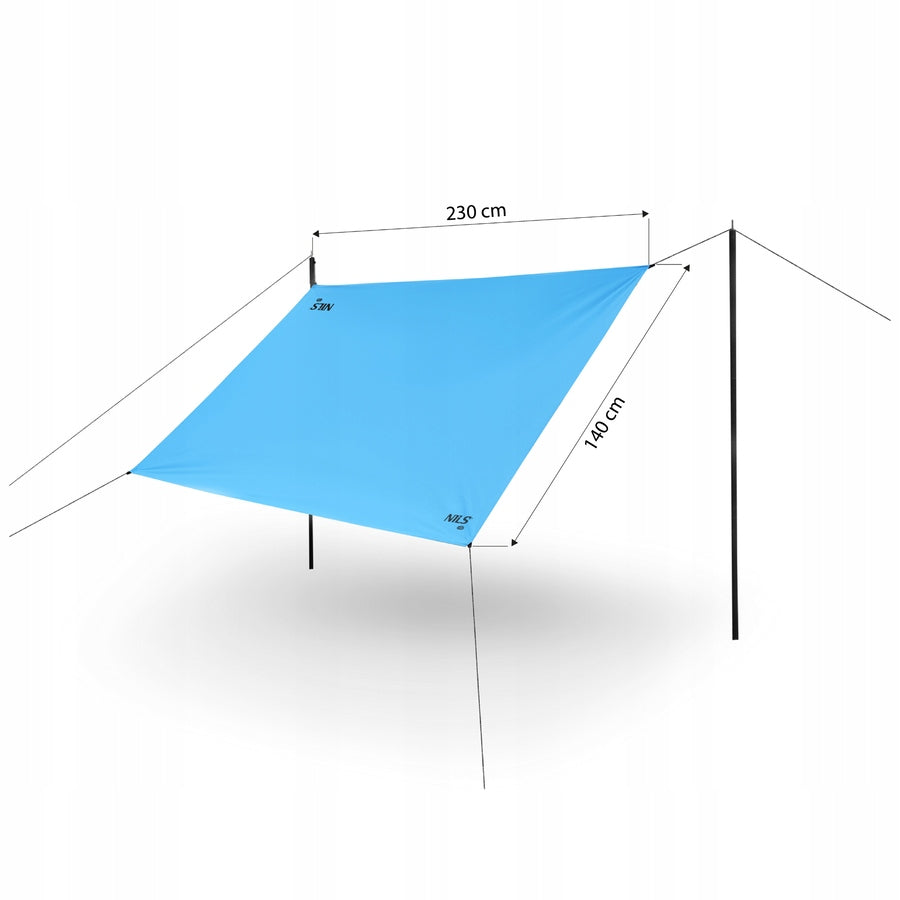 Tarp Camping Plate Waterproof Tourist 230x140 cm Sun Protection Manufacturer code 15-02-492