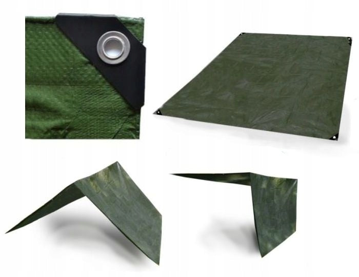 Tarp floor cover sheet tent 3x3 waterproof