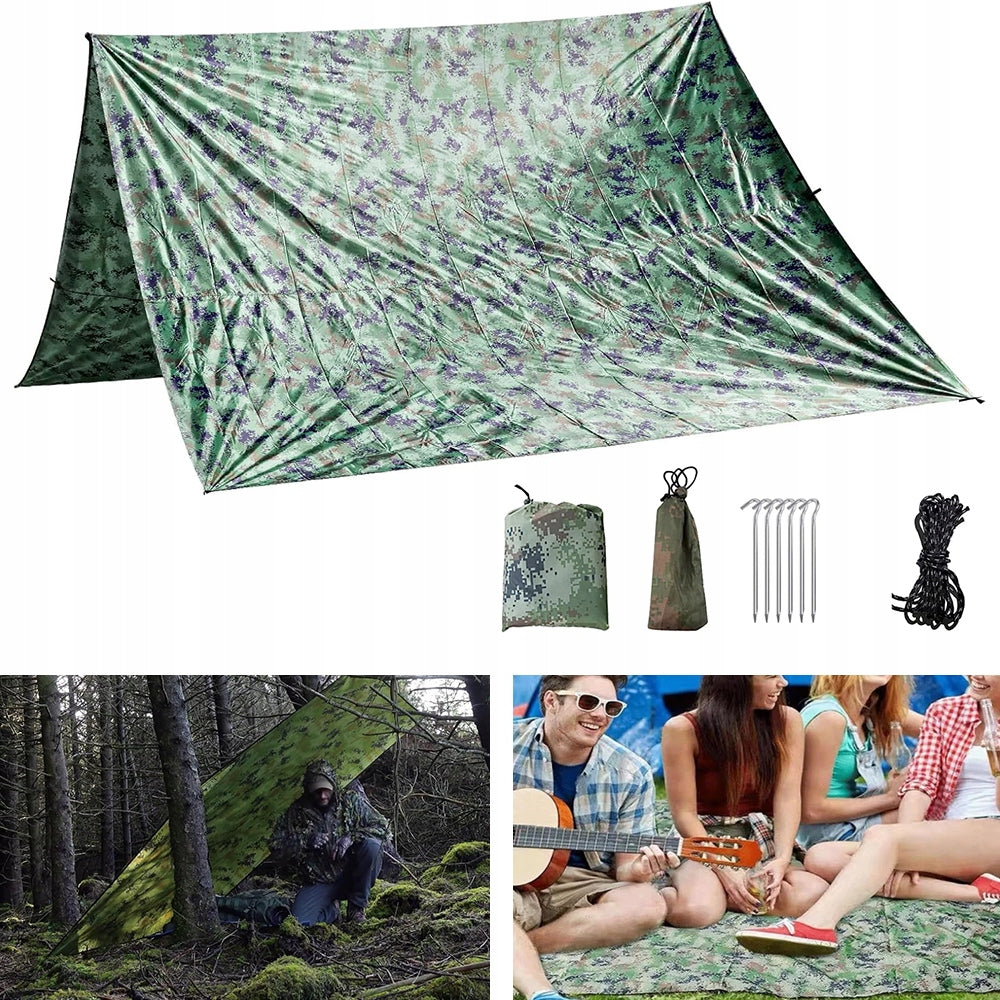 Tarp tourist tent shelter cover camping bushcraft 292*298 cm Brand no brand