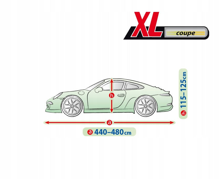 Tarpaulin cover 4 layers with rope and bag for Volvo C70 Packaging status original