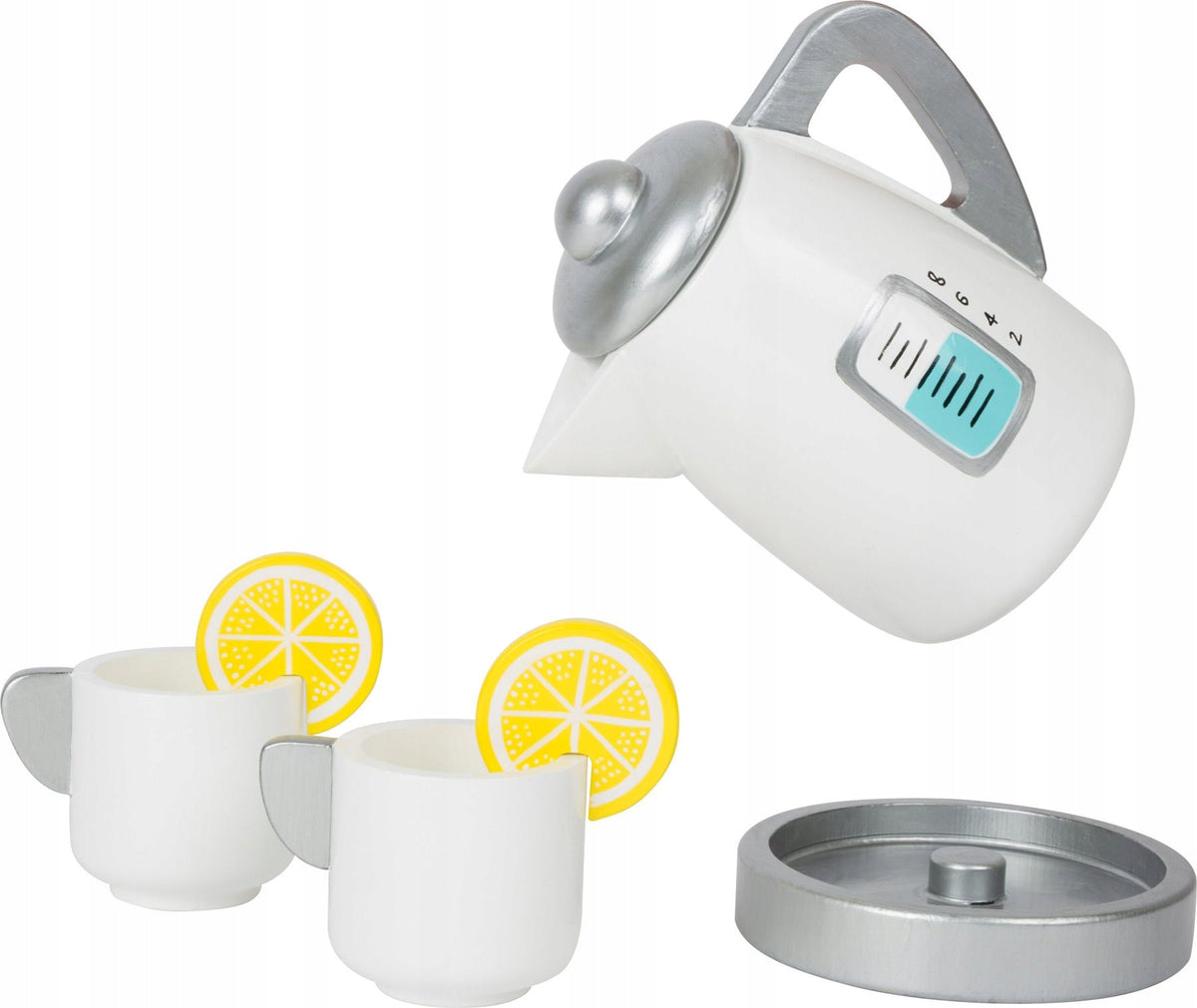 Teapot Set + 2 CUPS Wooden Tea