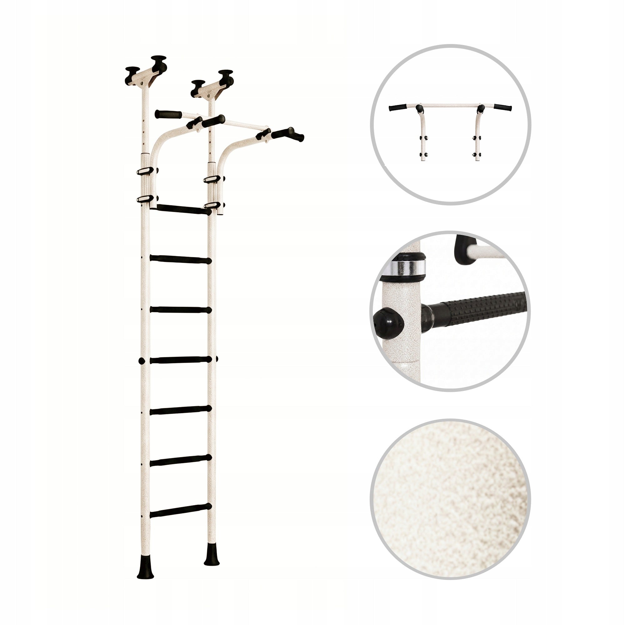 Teenager Plus Expansion Gymnastic Ladder - White and Black Model Teenager rozporowy