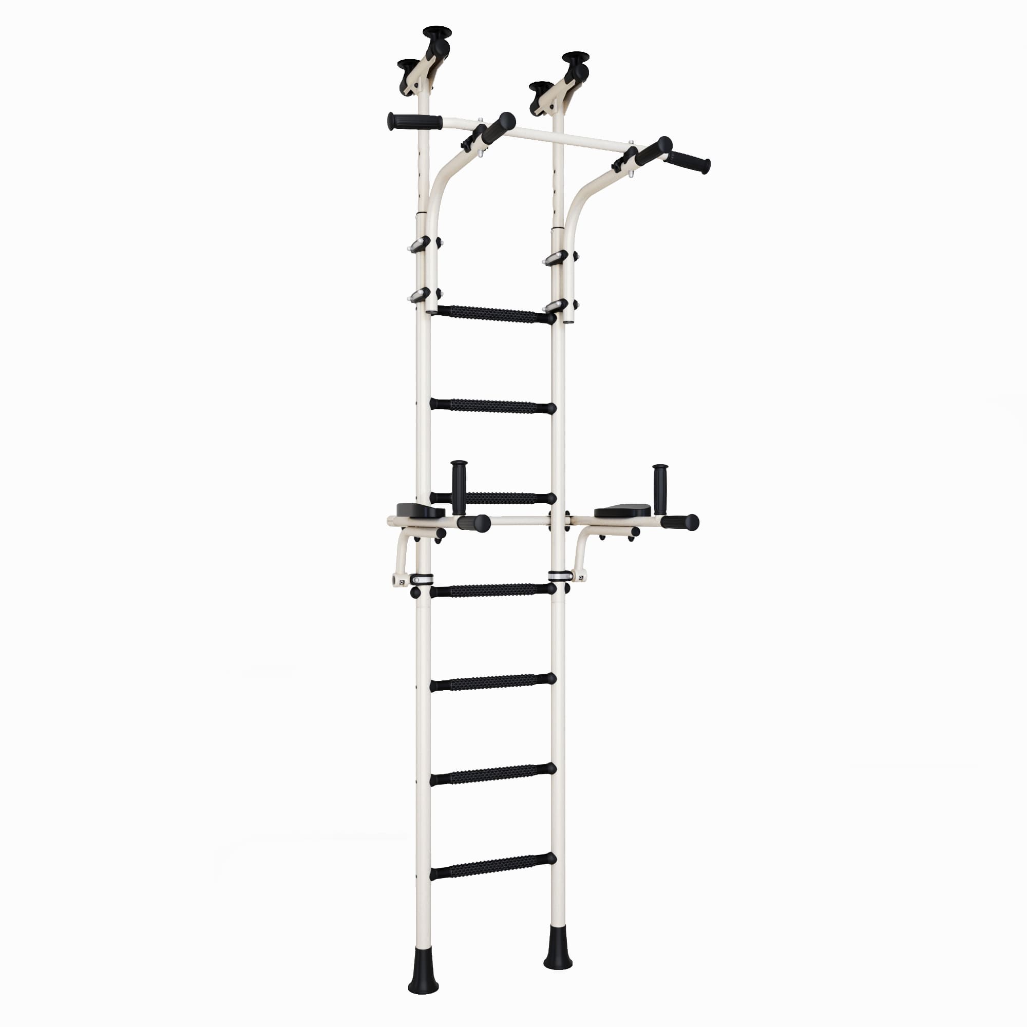 Teenager Plus Expansion Gymnastic Ladder - White and Black