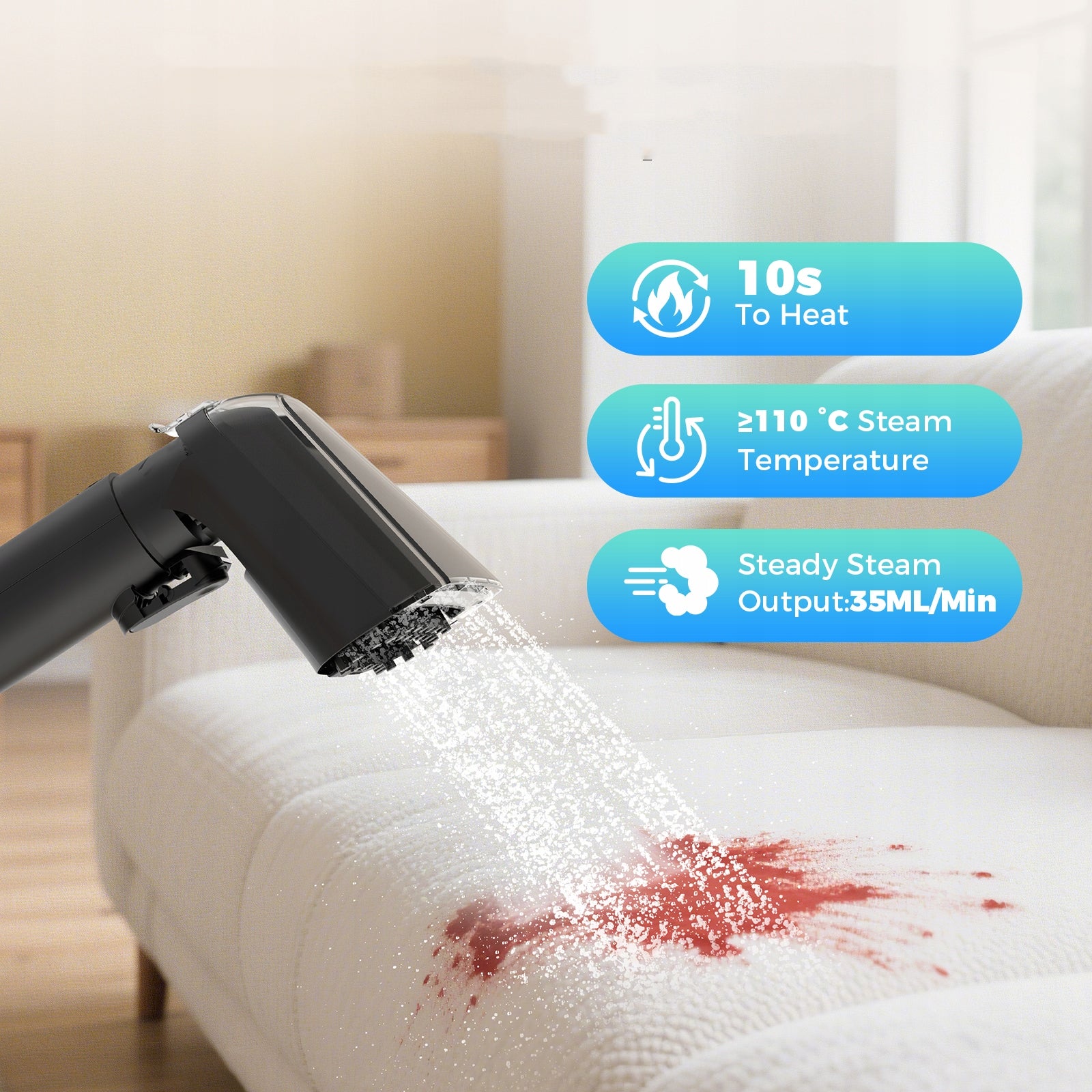 Teendow C6 MAX 1650W 12000Pa Steam Carpet Sofa Auto EAN (GTIN) 8692078200998