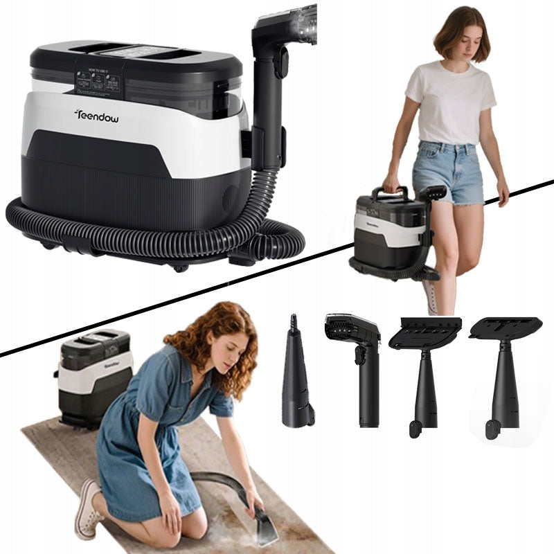Teendow C6 MAX 3 in 1 Steam Vacuum Cleaner for Floors and Sofas 1650 W 12000 Pa