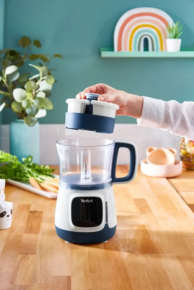 Tefal Blender Steamer 4in1 Cooks Mixes Defrosts Heating HB55W4 1000W Rotational speed control yes