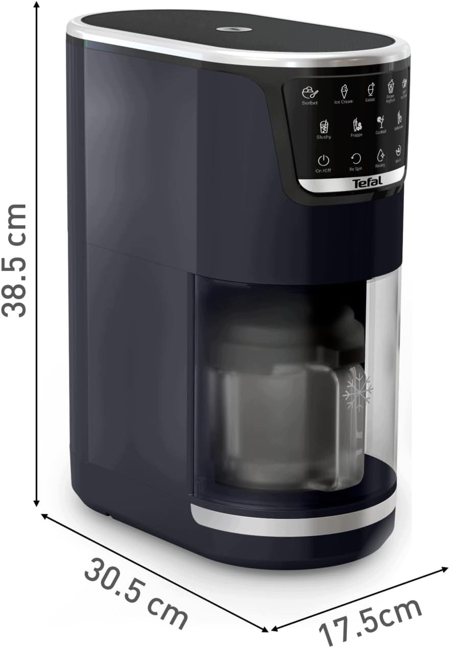 Tefal Dolci ice cream machine 10 programs sorbet gelato yogurt 1-step Packaging status original