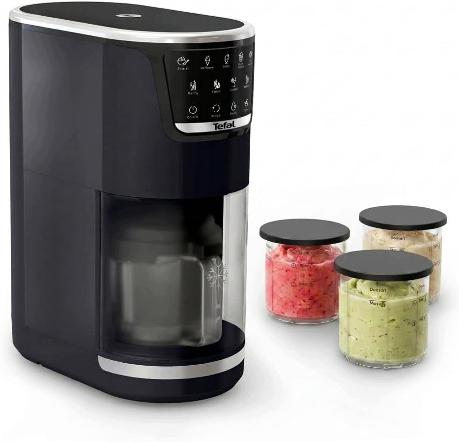 Tefal Dolci ice cream machine 10 programs sorbet gelato yogurt 1-step