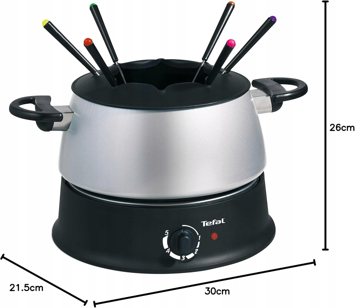 Tefal Electric fondue set EF3000.10 6 people adjustable thermostat Series EF3000.10
