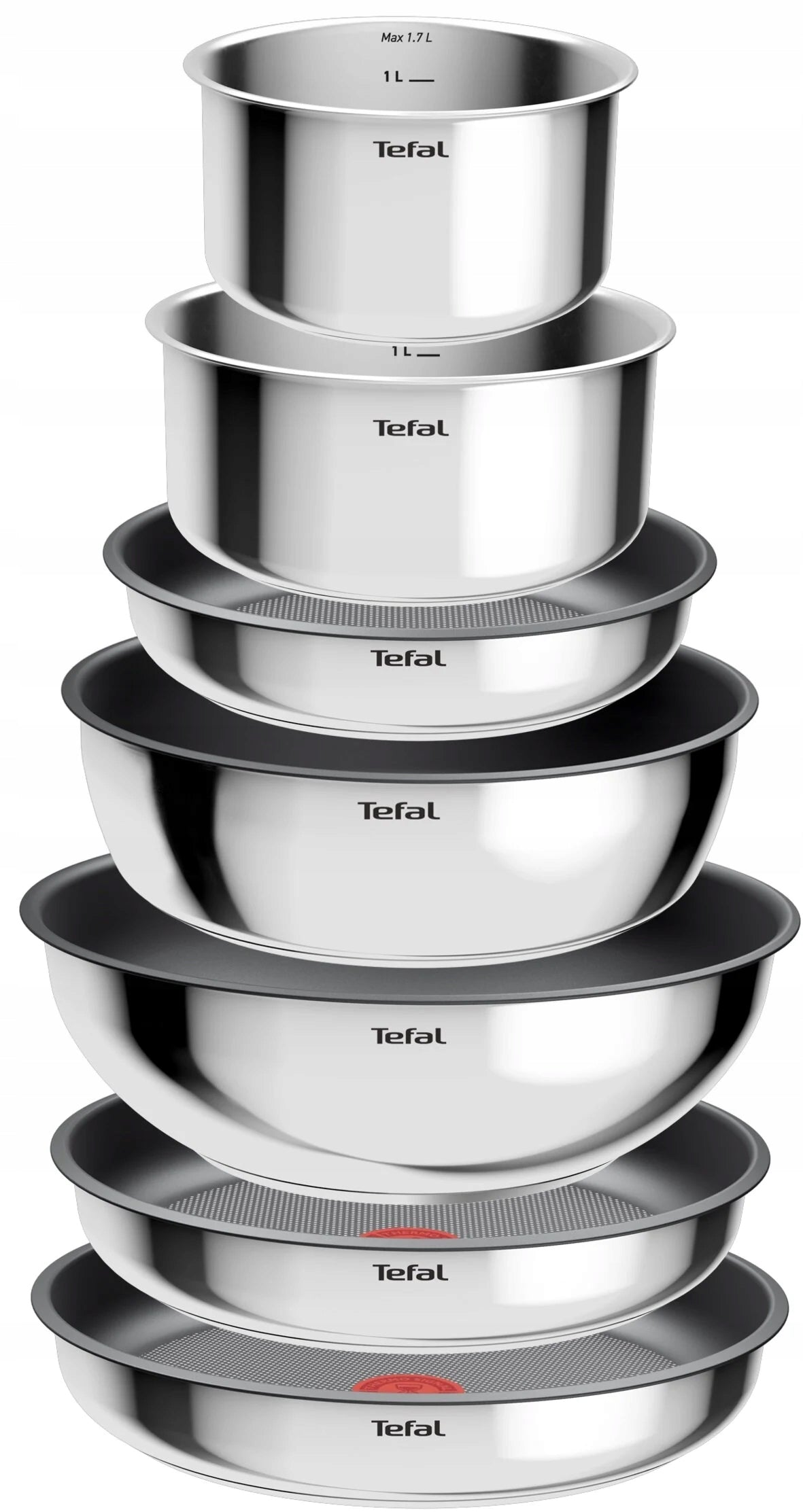 Tefal Ingenio Cook Eat Pan Set with Detachable Handle 15 Pieces Manufacturer code S-D26A-934543