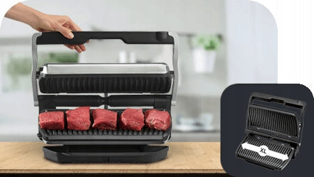 Tefal Optigrill Elite XL GC760D30 2200 W Folding Electric Grill Grill type folding