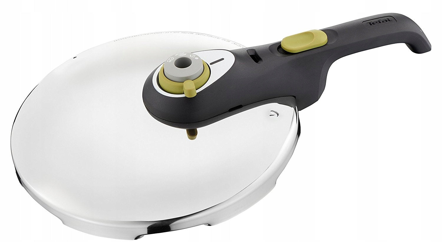 Tefal Pressure Cooker 6L Stainless Steel Induction 2 Programs Green to 6 People Capacity 6 l
