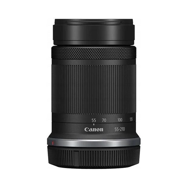 Telephoto lens Canon RF-S 55-210 mm F5-7.1 IS STM and Cloth Canon