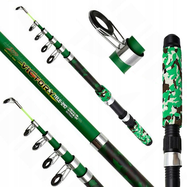 Telescopic FISHING ROD 2,1 m cw 80 - 120 g CARBON 210 cm MORO VIC