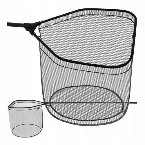 Telescopic Fishing Landing Net TRIZAND 230 cm Folding Lightweight Strong For Fish Packaging status original
