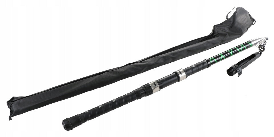 Telescopic Fishing Rod BLACK PANTHER 3,6m Folding 360cm 80-120g 110335 Manufacturer code AU-110335