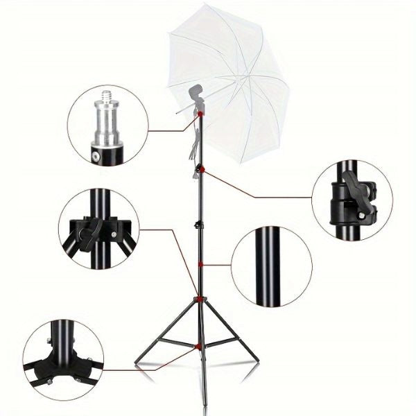 Telescopic Lighting Tripod 70- 210cm 1/4'' Thread Brand no brand