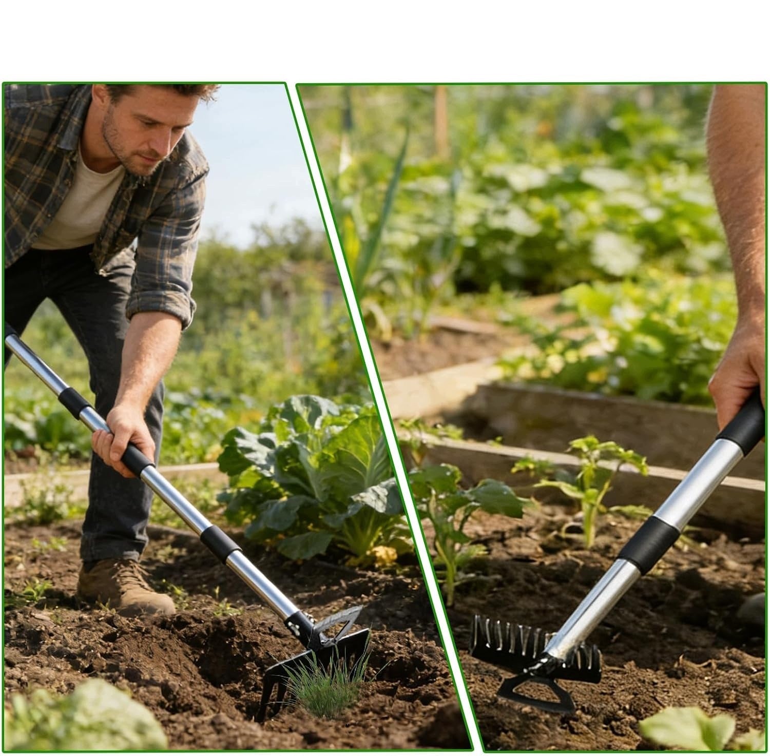 Telescopic Weed Ripper Adjustable Garden Claw for Steel Roots Brand no brand