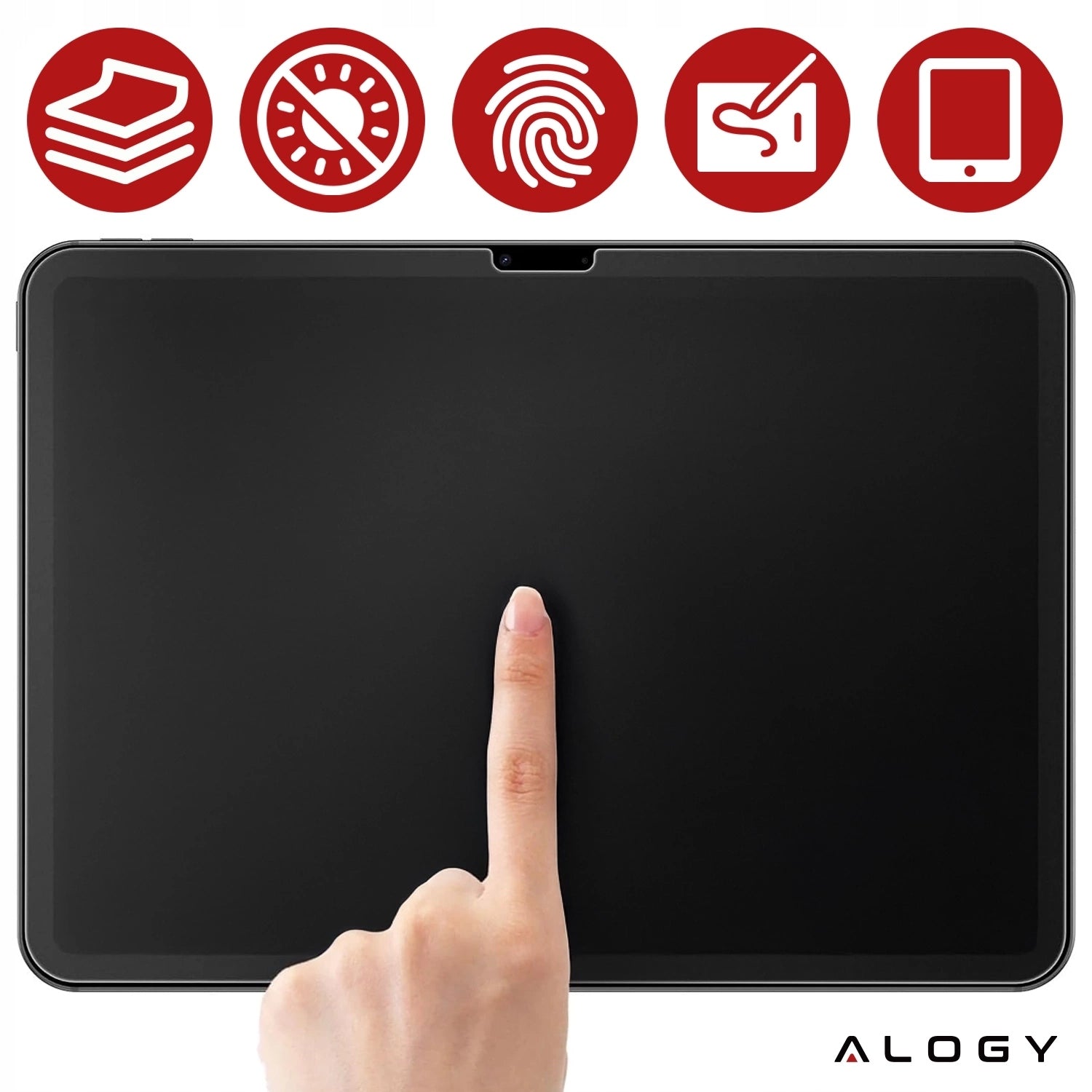 Tempered glass for Apple iPad 10.9 2022/2025 10/11 GEN Alogy Matte Fits model iPad 10.9 gen. 10 2022 iPad 10.9 gen. 11 2025