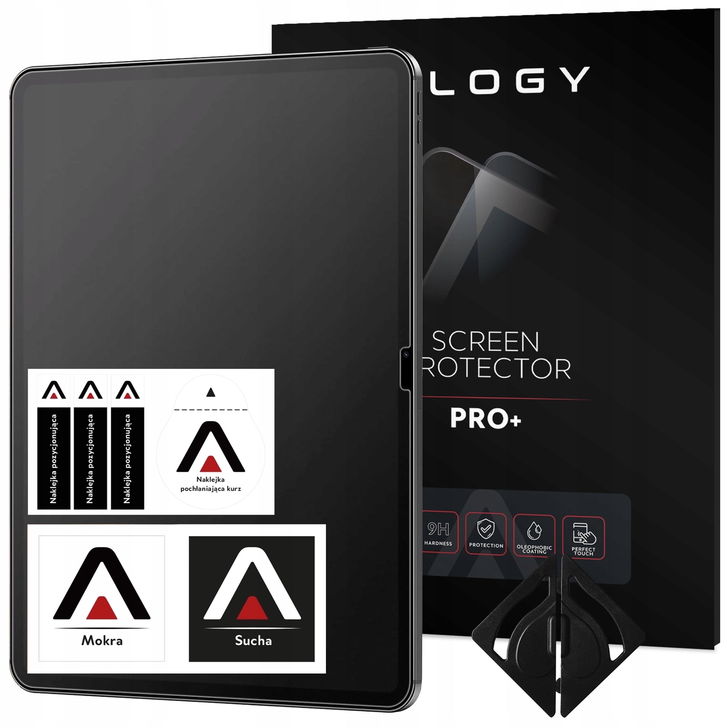 Tempered glass for Apple iPad 10.9 2022/2025 10/11 GEN Alogy Matte Packaging status original