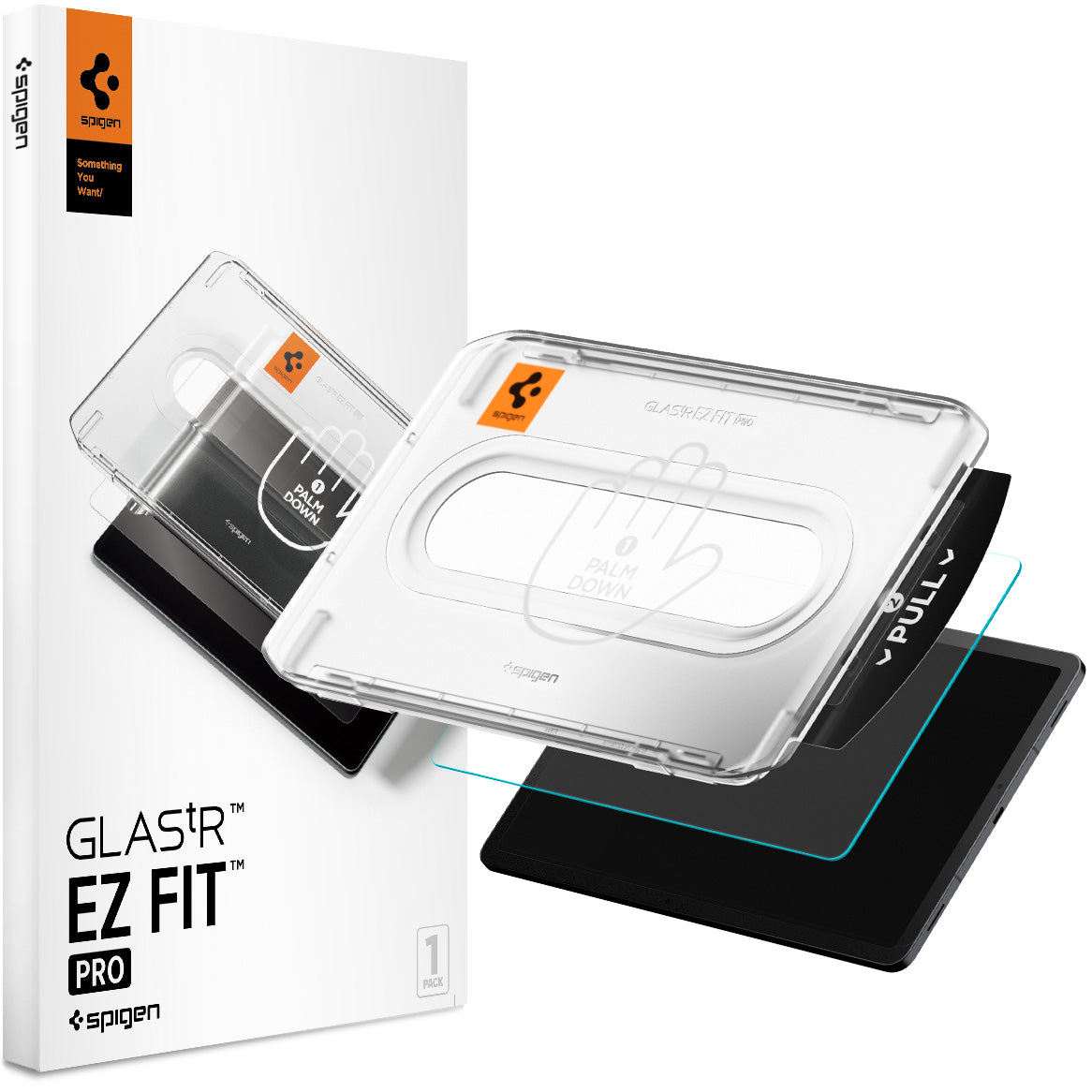 Tempered glass for Galaxy Tab S11, Spigen EZ Fit Pro, fast with applicator