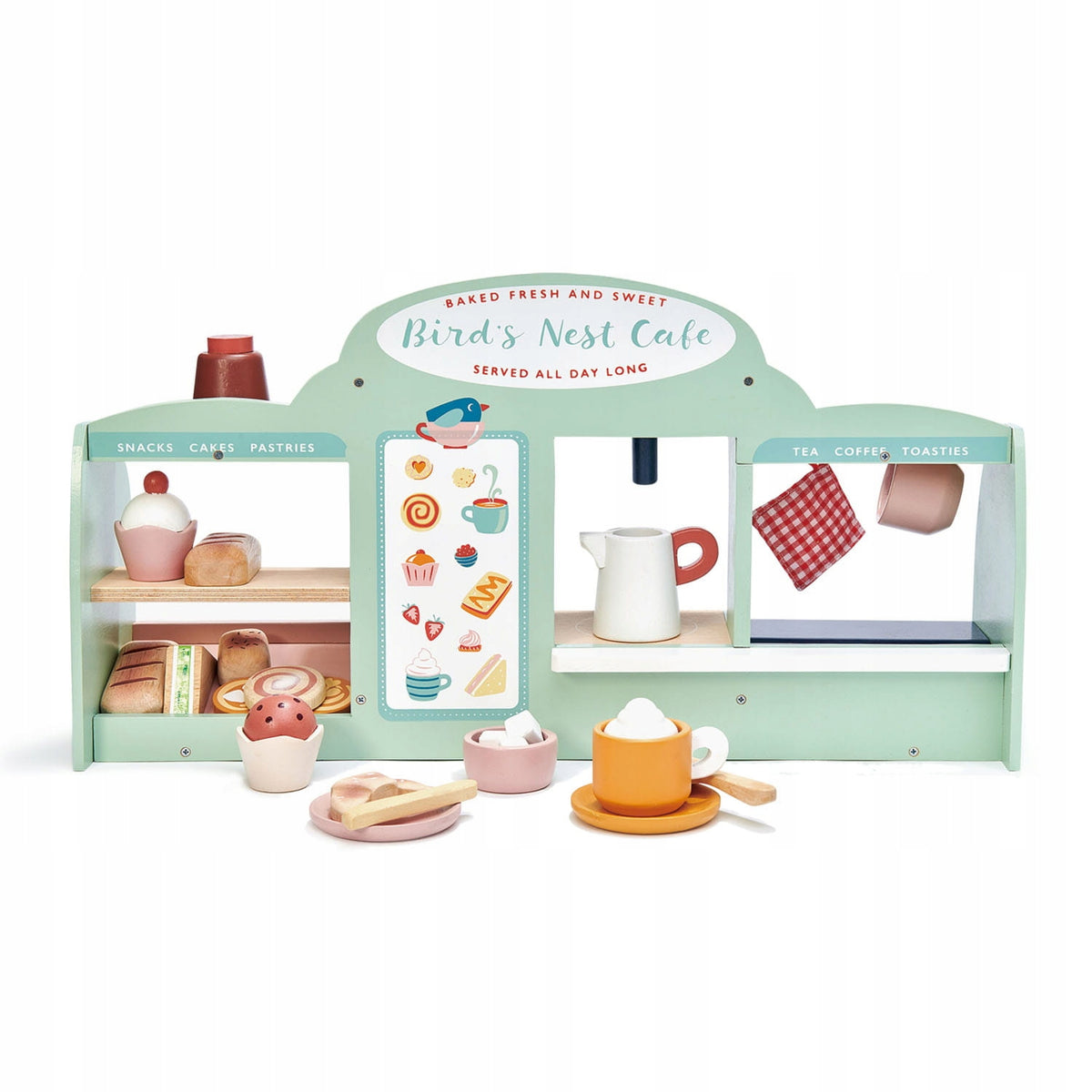 Tender Leaf Toys - Wooden Cafe, Bird's Nest 3+ Color multicolor