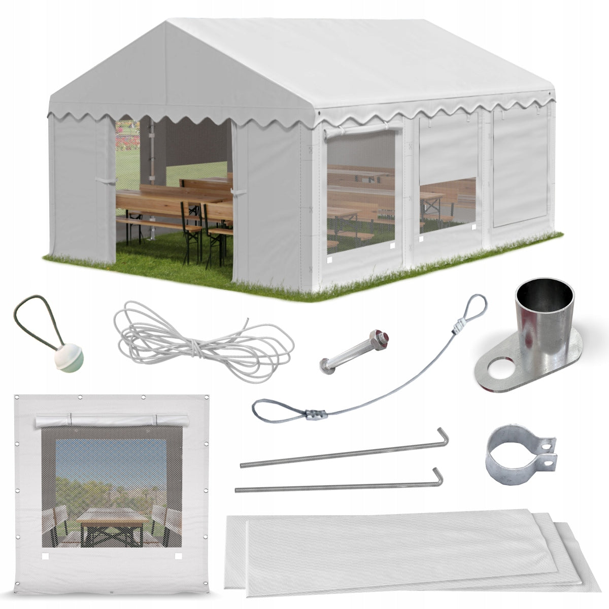 Tent 4x6 Party Warehouse DAS 240 S