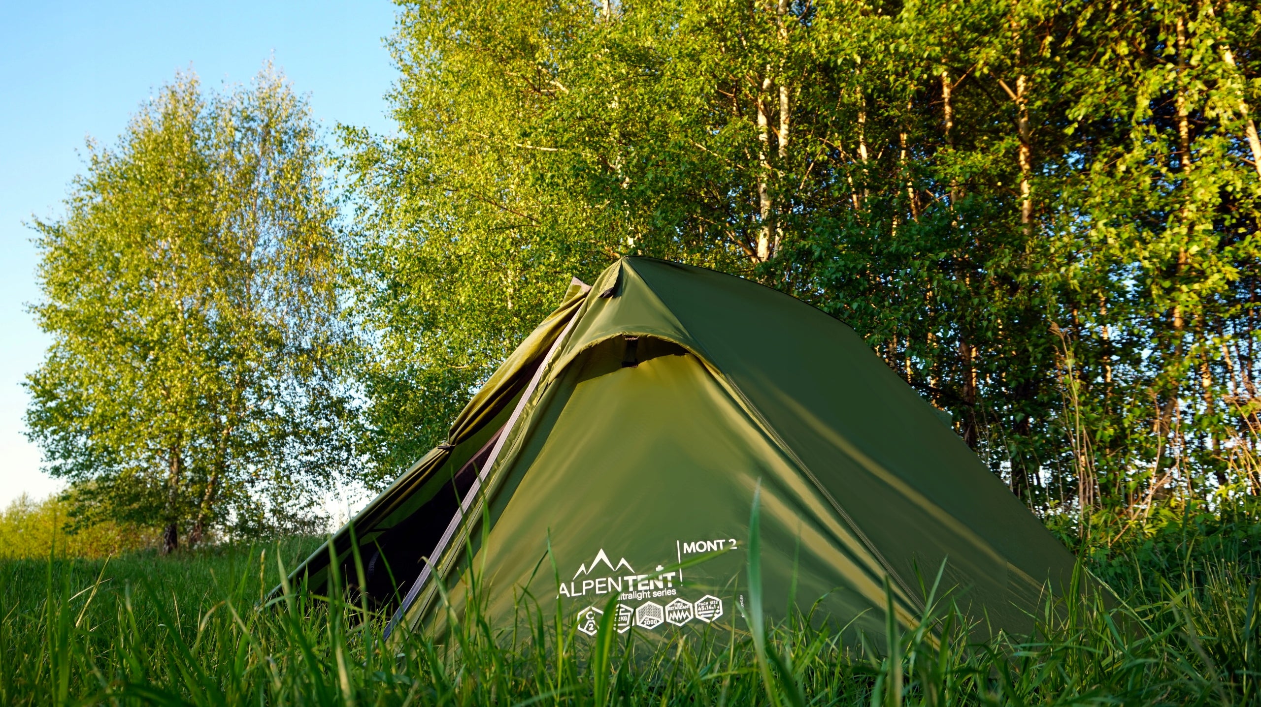 Tent AlpenTent MONT2 Ultralight 2person. ONLY 2,2kg EAN (GTIN) 5904921741309