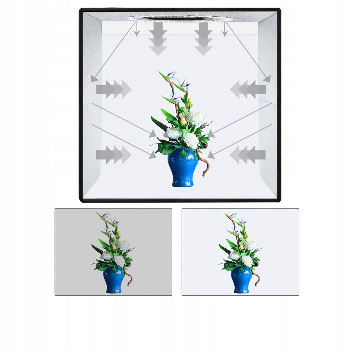 Tent Shadowless Photo Box For Product Photos 40cm LED Model 6900834127246