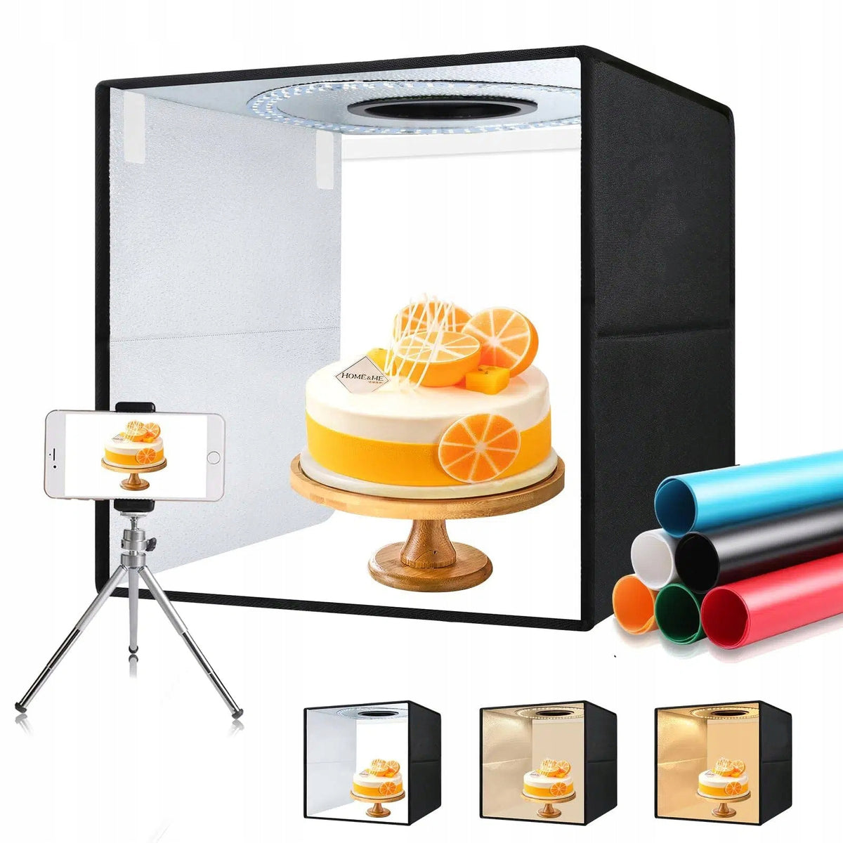 Tent Shadowless Photo Box For Product Photos 40cm LED